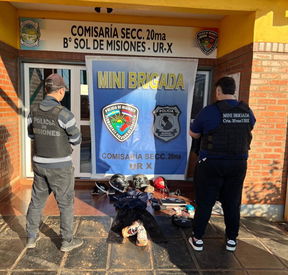Recuperaron objetos vinculados a un robo en Posadas