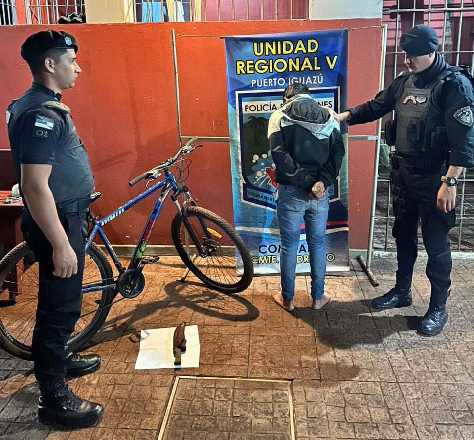Terminó detenido en Andresito por atacar con un machete a un joven