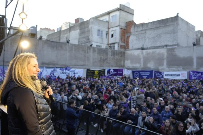 Karina Milei reapareció en público tras el escándalo de las coimas: "Vinimos para que no roben más"
