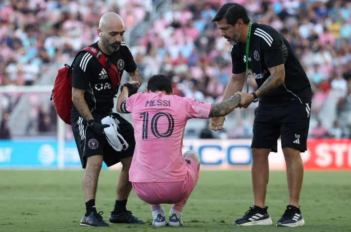 Messi pidió el cambio en el arranque del partido del Inter Miami y encendió las alarmas