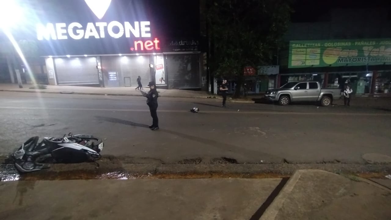 Murió un motociclista tras chocar con una camioneta en Eldorado