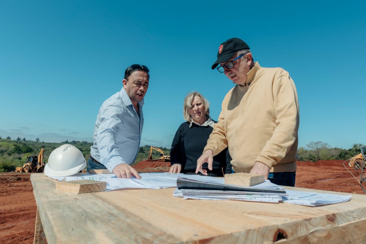 Passalacqua supervisó el plan de obras cloacales en Apóstoles