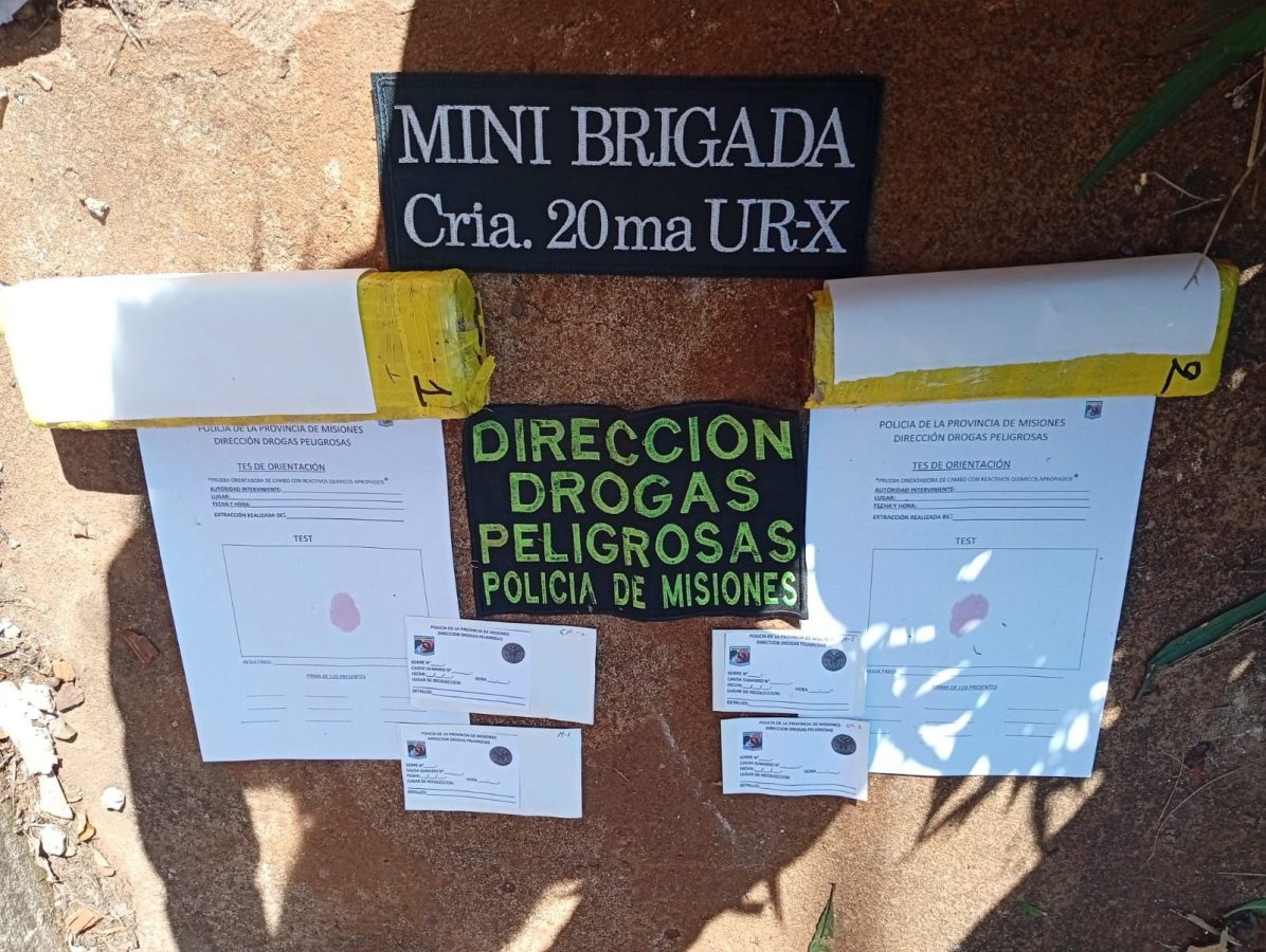 Policías secuestraron marihuana frente a una vivienda en Posadas