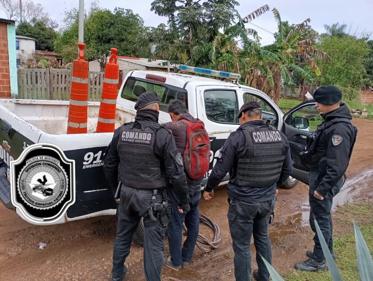 Seis detenidos, un adolescente demorado y secuestros vinculados a delitos tras operativos en Misiones