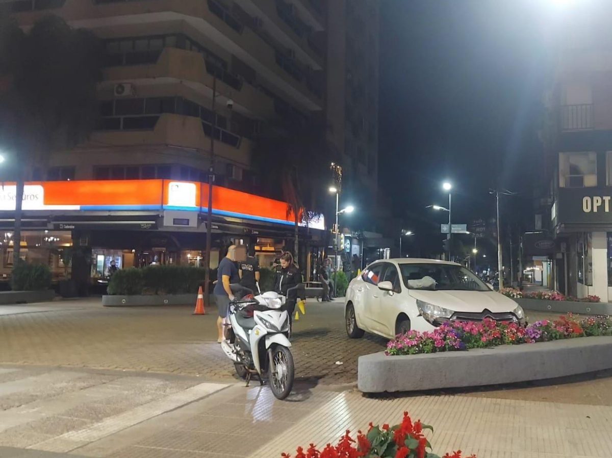 Siniestro vial sin lesionados en el centro de Posadas