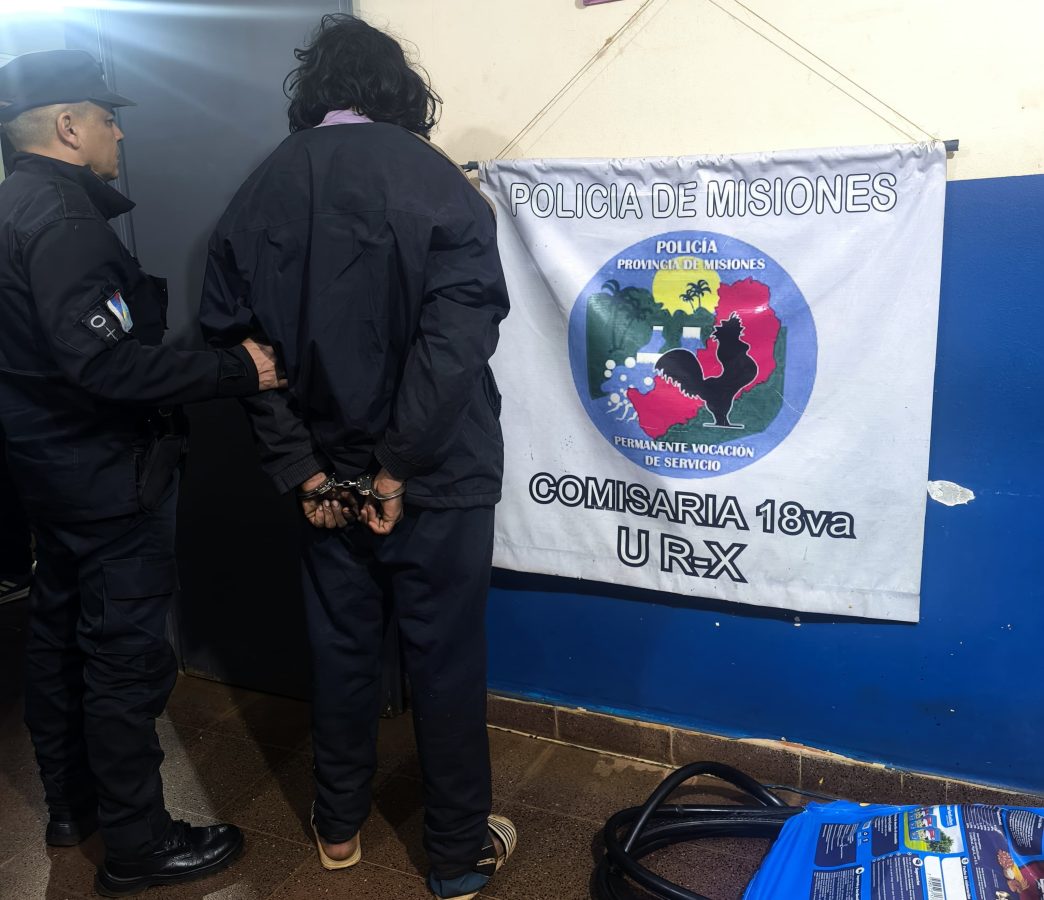 Varios detenidos y bienes recuperados tras operativos policiales en Posadas