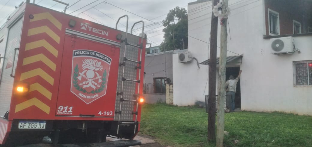 Posadas: vivienda sufrió graves daños por un incendio