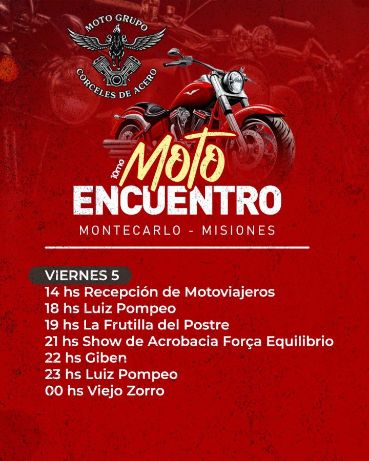 Montecarlo será sede del 10° Encuentro Internacional de Motos 2 4 - montecarlo 2 2 - 3