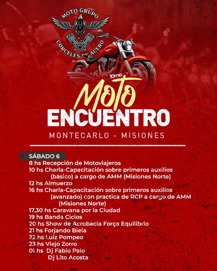 Montecarlo será sede del 10° Encuentro Internacional de Motos 3 6 - montecarlo 4 1 - 5