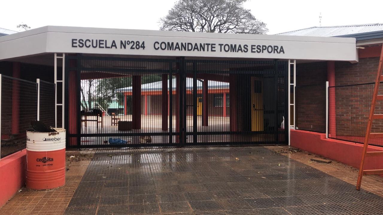 Inauguraron la ampliación de la Escuela N°284 de Jardín América 1 2 - obra escuela jardin america 1 - 1