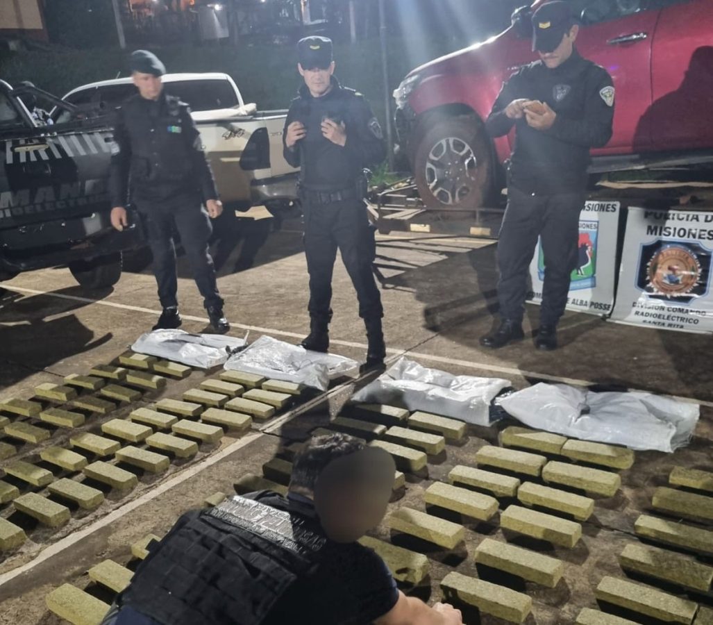 Alba Posse: secuestran más de 300 kilos de marihuana en una camioneta robada