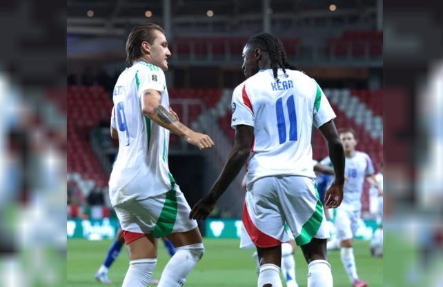 Italia se impuso en un partido inolvidable a Israel por las Eliminatorias UEFA