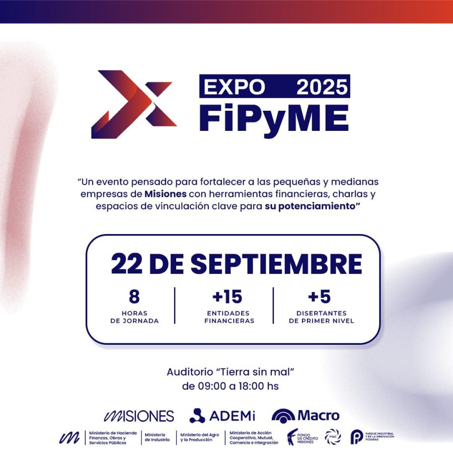 Posadas sera sede de la Expo FiPyME 2025 con financiamientos para empresas y comercios en Misiones 2 - 1