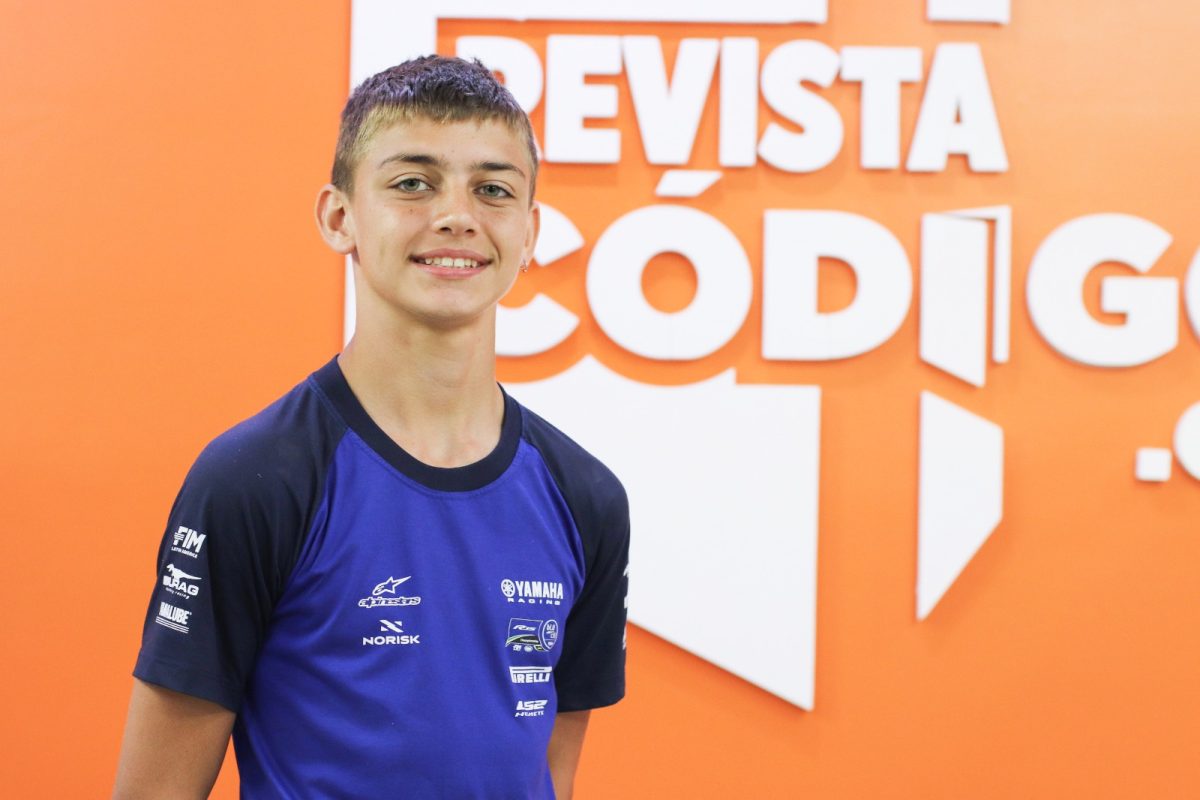 Santiago Vogel, el piloto de motos misionero que brilló en Brasil con solo 14 años