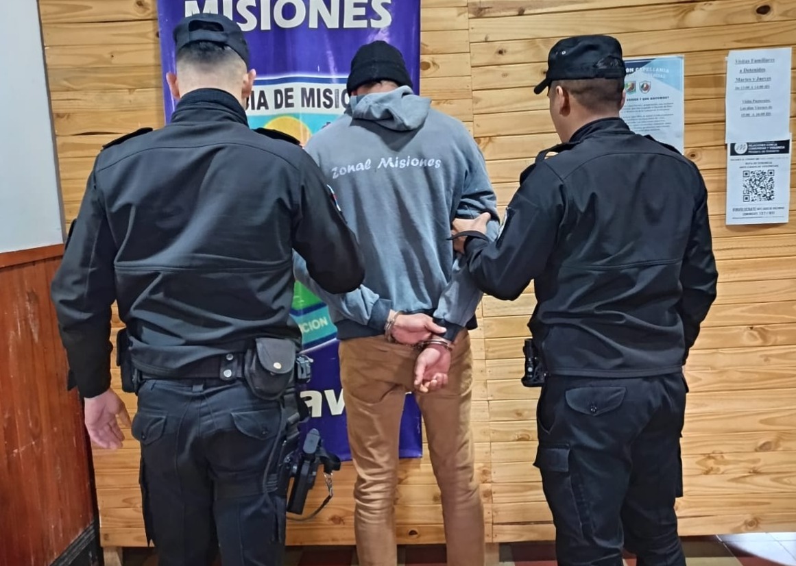 delincuente detenido