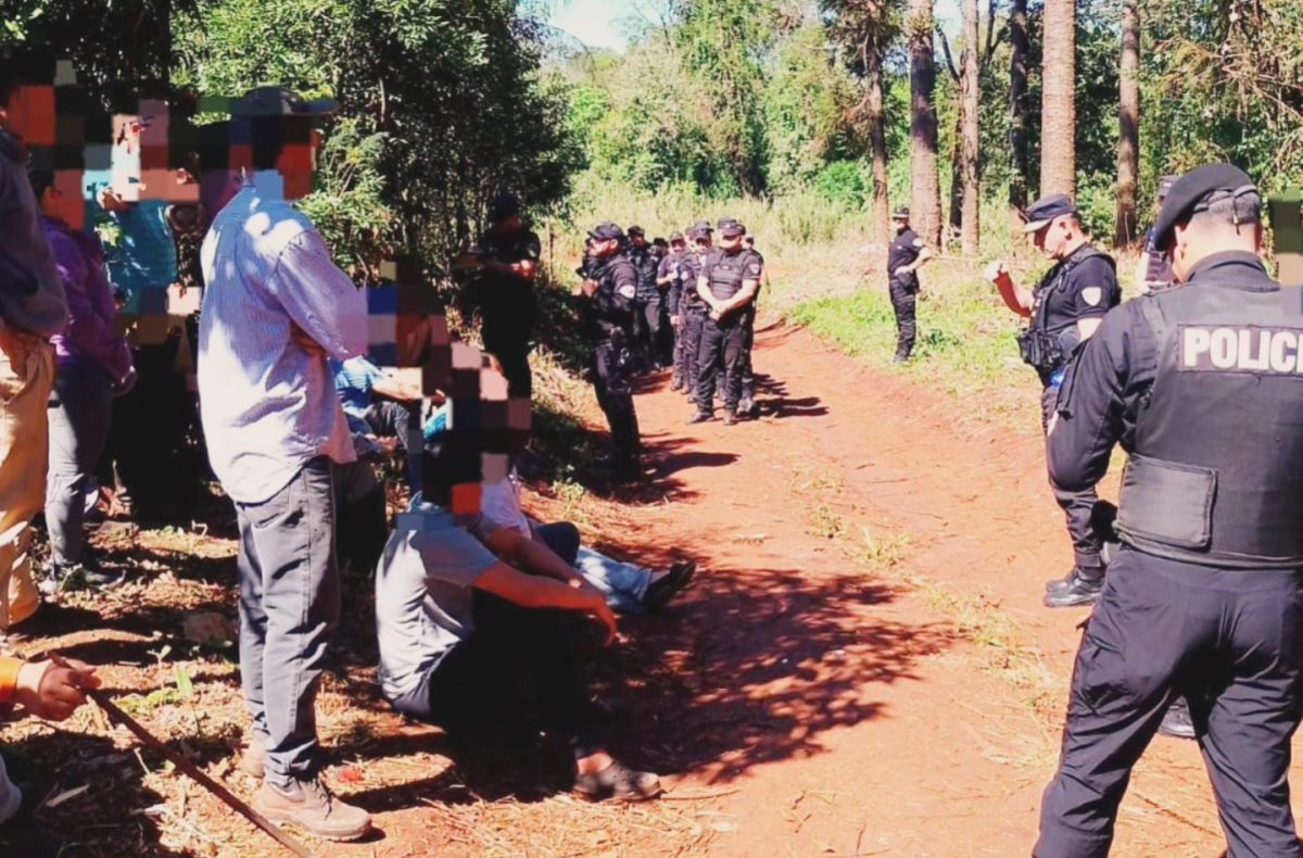 Fueron 28 los demorados por intento de toma de tierras en Colonia Delicia
