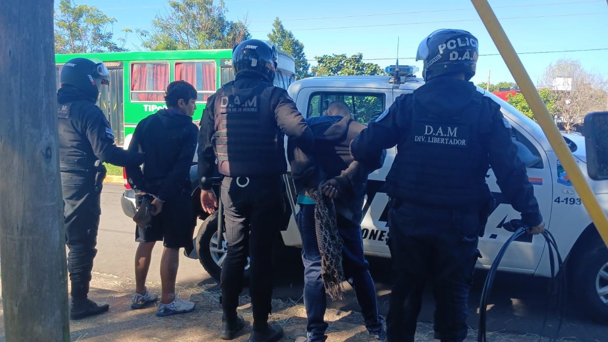 Robo de cables en Misiones: hay 48 detenidos en lo que va del año