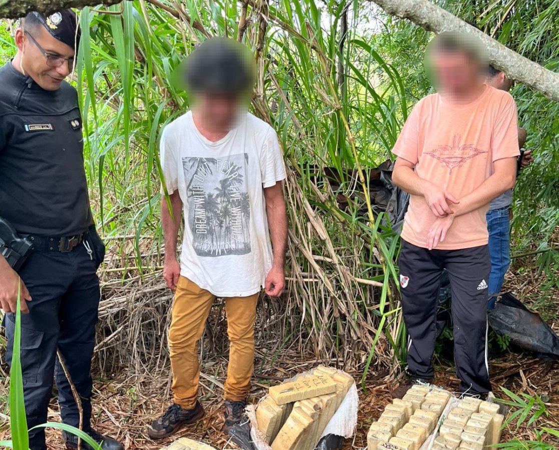 Incautaron marihuana valuada em más de $33 millones en Jardín América (2)