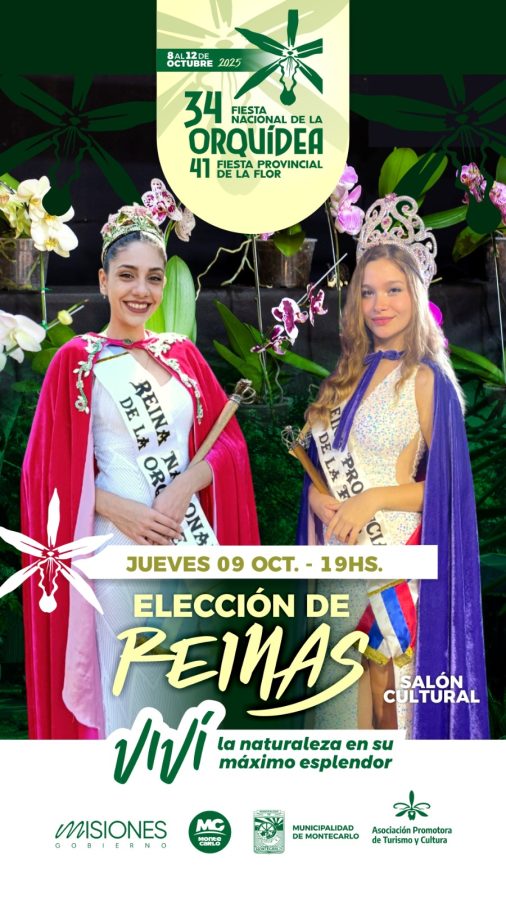 Montecarlo celebra una nueva edición de la Fiesta Nacional de la Orquídea y Provincial de la Flor 13 26 - MONTECARLO 8 - 25