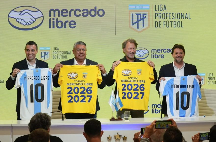 Mercado Libre será el sponsor principal de la Liga Profesional de Fútbol en 2026 y 2027