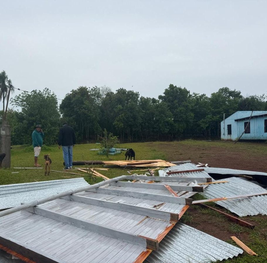 Temporal causo danos en una escuela rural y caida de arboles sobre la Ruta Provincial 211 7 - 1