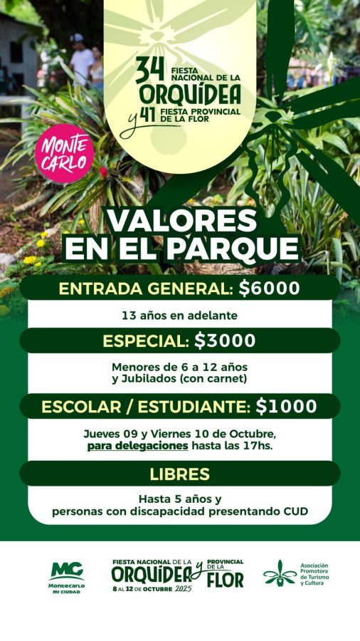 Montecarlo celebra una nueva edición de la Fiesta Nacional de la Orquídea y Provincial de la Flor 14 28 - WhatsApp Image 2025 10 09 at 08.59.55 - 27