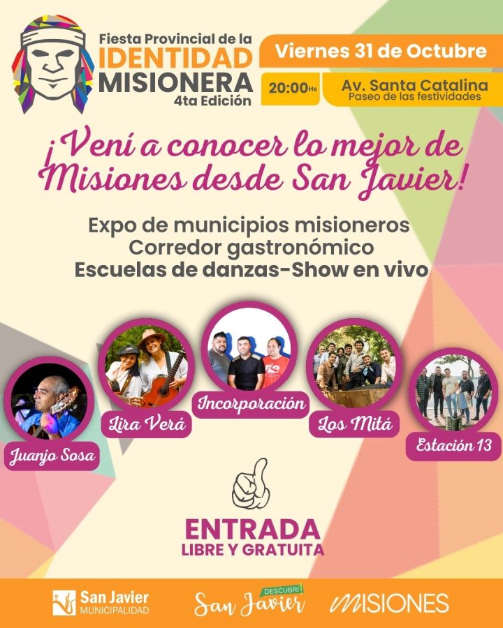 San Javier palpita la 4° edición de la Fiesta Provincial de la Identidad Misionera 4 8 - identidad misionera 3 - 7