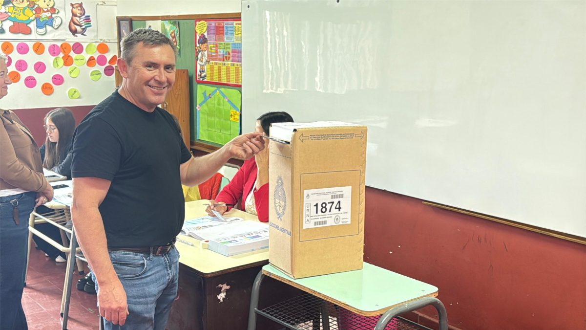 Sartori votó y destacó: "Es importante elegir representantes misioneros para el Congreso"