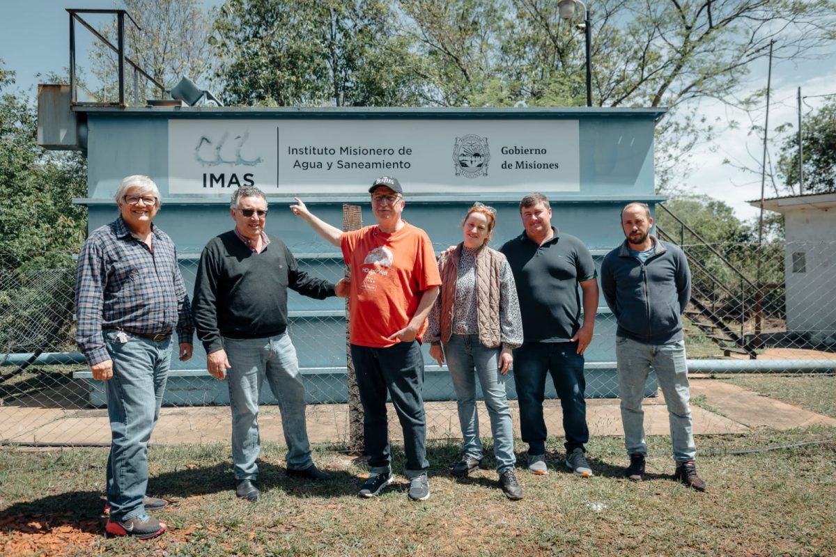 Passalacqua recorrió la planta potabilizadora de Colonia Alberdi y supervisó obras 2 4 - passalacqua obras 1 - 3