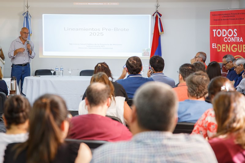 Misiones intensifica la prevención de enfermedades por mosquitos 4 8 - Capacitacion febriles 2 - 7