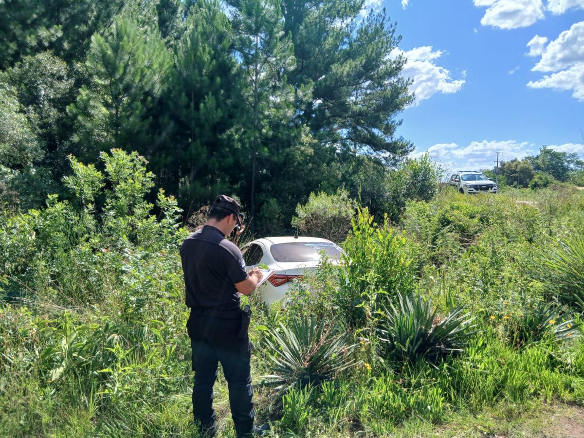 Despiste y vuelco en la Ruta 103 dejo solo danos materiales 2 - 1