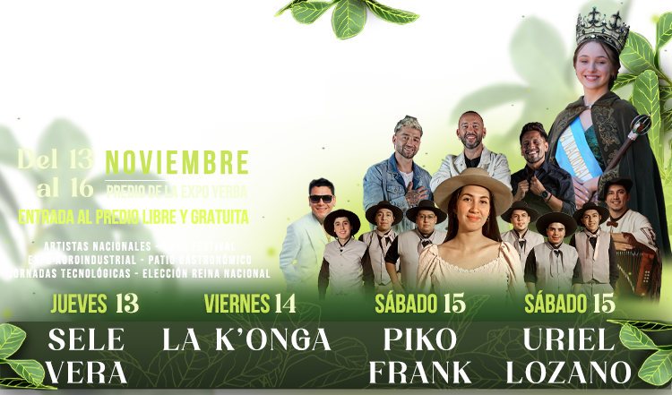 Lanzaron la 47ª Fiesta Nacional e Internacional de la Yerba Mate 1 2 - Lanzaron la 47a Fiesta Nacional e Internacional de la Yerba Mate 1 - 1