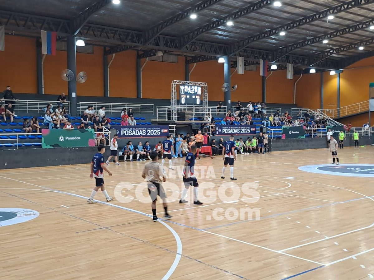 Nacional de Selecciones de Futsal: tras empatar en el debut, Posadas enfrenta hoy a Bariloche 10 20 - Nacional de Selecciones de Futsal tras empatar en el debut Posadas enfrenta hoy a Bariloche 9 - 19