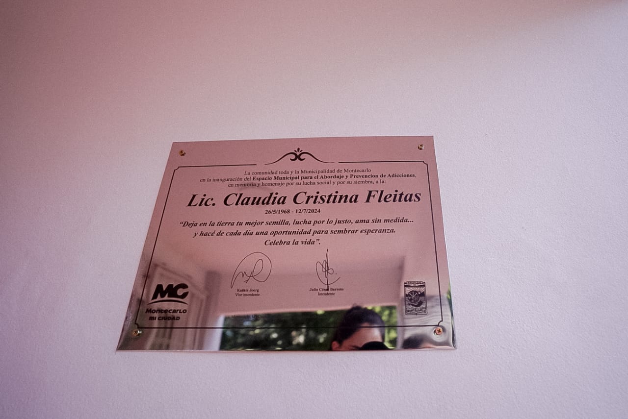 Passalacqua encabezo la primera entrega del banco de herramientas en Montecarlo 4 - 21