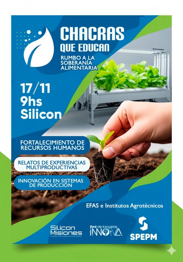 SPEPM y Silicon Misiones presentan “Chacras que educan” para fortalecer la educación rural 1 2 - SPEPM y Silicon Misiones presentan Chacras que educan para fortalecer la educacion rural - 1