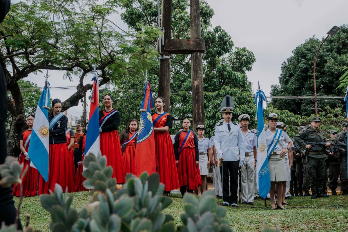 Passalacqua, Stelatto y Dib encabezaron el acto por el 155° aniversario de Posadas 7 14 - acto dia de posadas 8 - 13