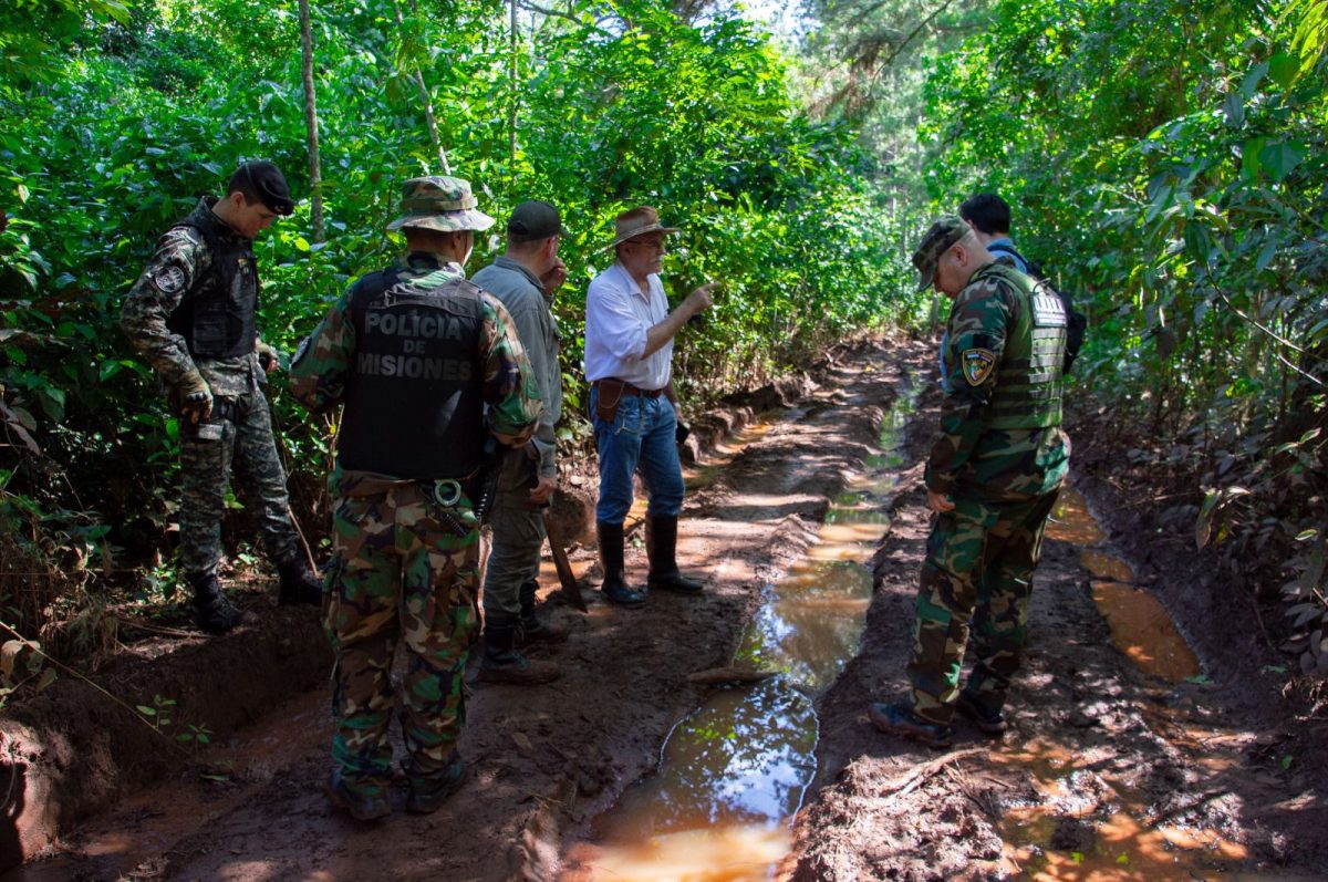 Refuerzan la fiscalización ambiental en la Reserva Santa María del Aguaray Miní 7 14 - controles ecologia 7 - 13