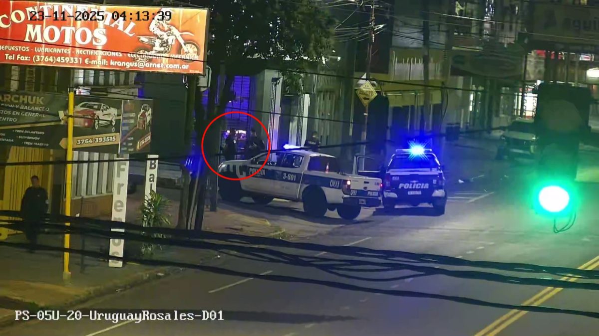 Posadas: chocó, huyó, volvió por el paragolpes de su auto y las cámaras lo delataron 2 4 - delatado por camaras 2 - 3