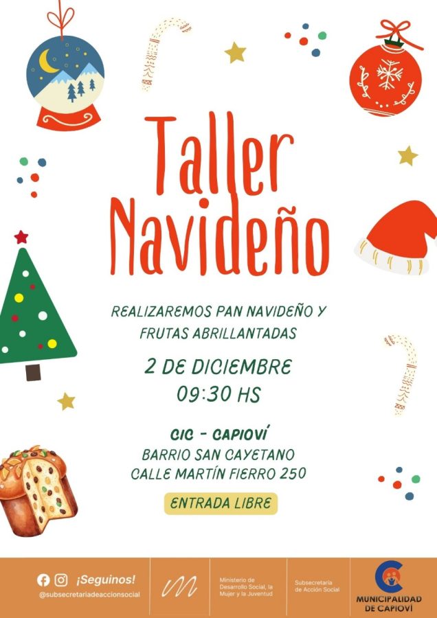 Desarrollo Social realizará talleres de cocina navideña en Posadas y Capioví 2 4 - desarrollo social 1 - 3