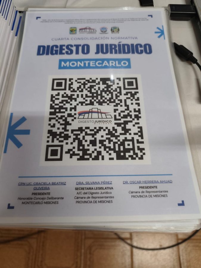 La Legislatura certificó la cuarta consolidación del Digesto Jurídico de Montecarlo 5 10 - digesto montecarlo 6 - 9
