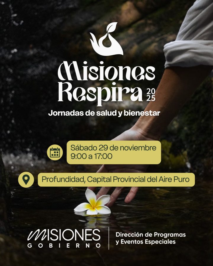 Profundidad será sede de la primera edición de "Misiones Respira" 1 2 - misiones respira 2025 profundidad - 1