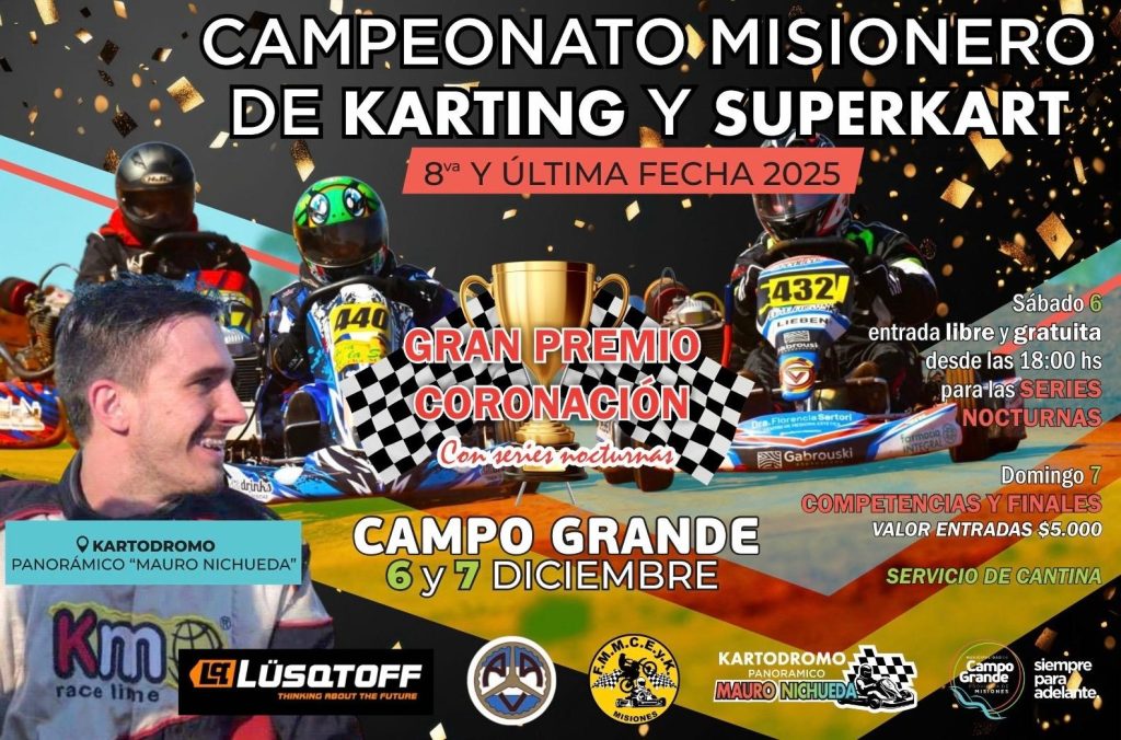 Campo Grande se prepara para la gran coronacion del Karting y Superkart Misionero 2 - 1