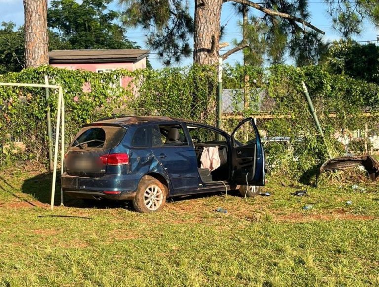 Dos lesionados tras un despiste en San Javier