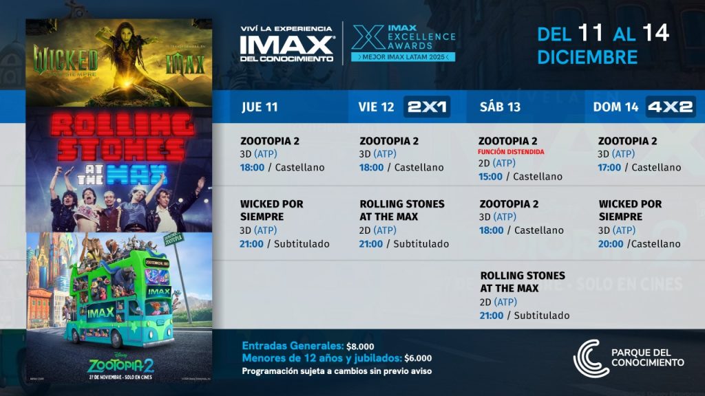 El Imax del Conocimiento presentará una función distendida para personas con TEA este Sábado 1 2 - El Imax del Conocimiento presentara una funcion distendida para personas con TEA este Sabado - 1