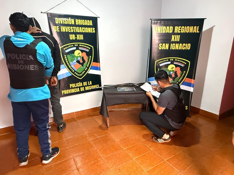 Detuvieron en San Ignacio a un joven que ofrecía un arma ilegal por redes sociales