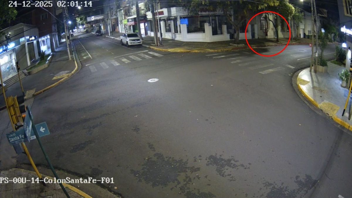Cámaras del 911 detectaron a un hombre intentando robar vehículos y casas en Posadas 1 2 - IMG 20251224 WA0025 - 1