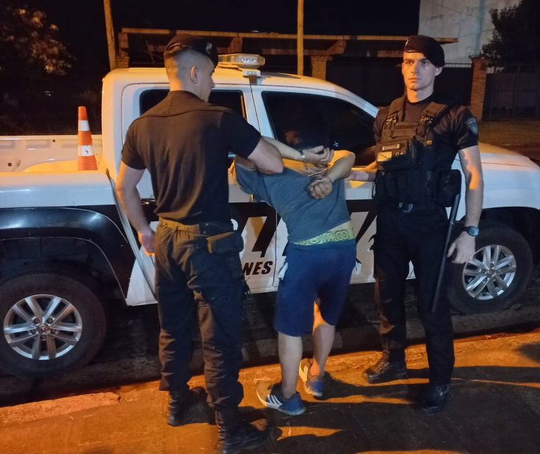 Operativos nocturnos en Misiones terminaron con 10 detenidos por violencia, amenazas y disturbios