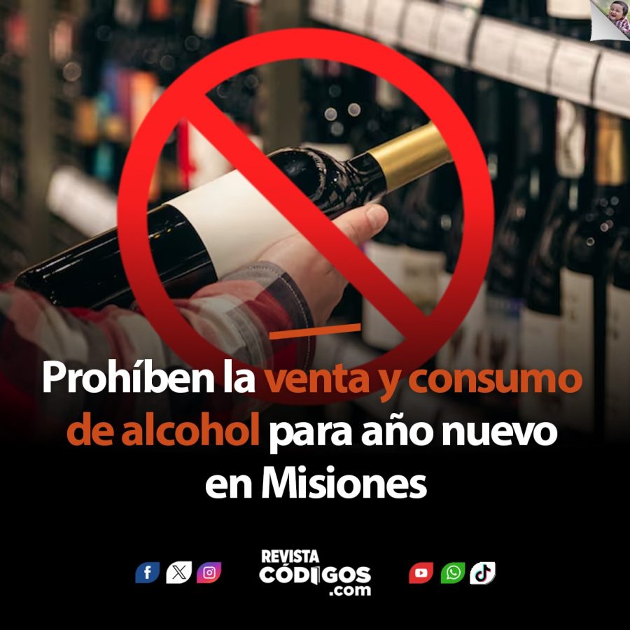 Prohíben la venta y consumo de alcohol para Año Nuevo en Misiones 1 2 - Prohiben la venta y consumo de alcohol para Ano Nuevo en Misiones 2 - 1
