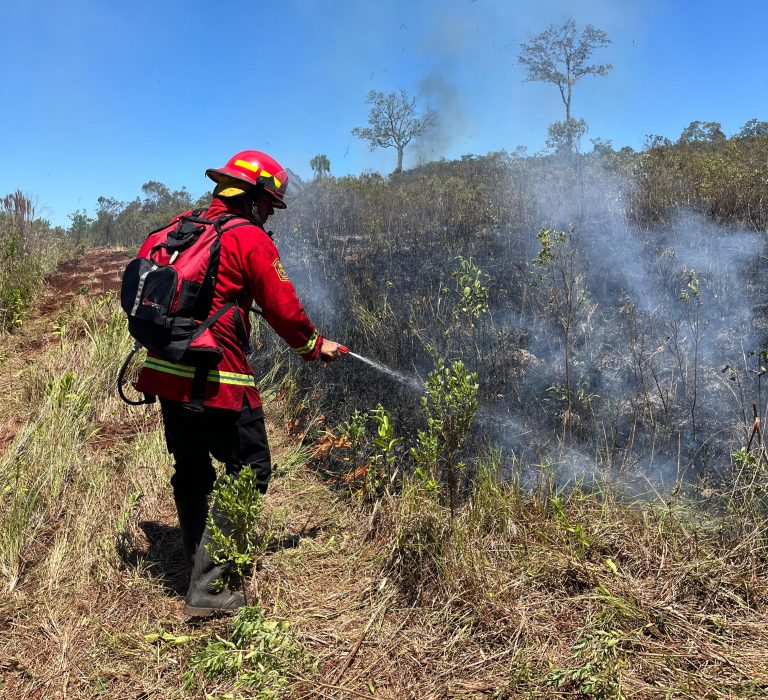 Sofocaron un nuevo foco ígneo en Oberá y advierten por los riesgos de incendios