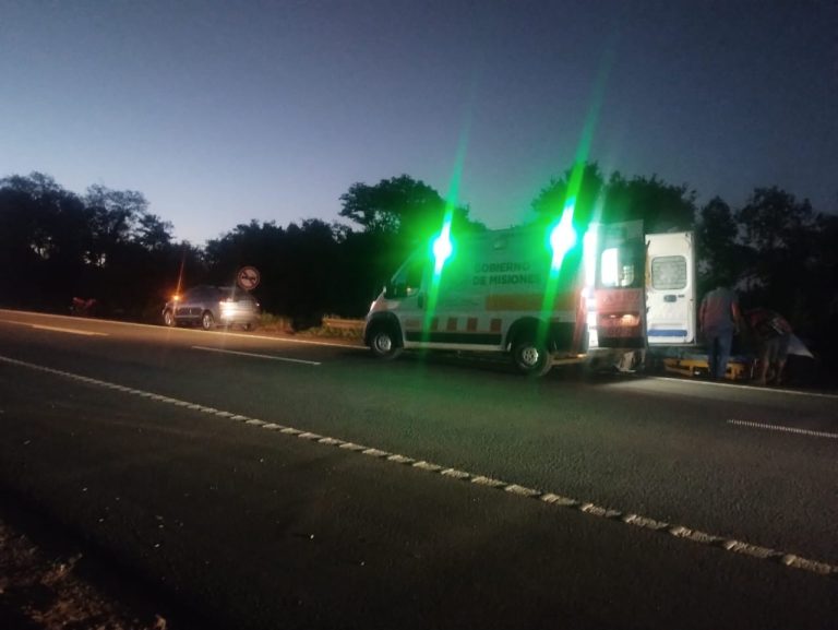 Hombre de 65 años terminó herido tras ser chocado por una moto en Cerro Azul